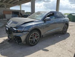 Salvage cars for sale at West Palm Beach, FL auction: 2023 Audi Q8 Premium Plus S-Line