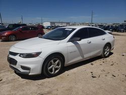 Salvage cars for sale at Temple, TX auction: 2016 Chevrolet Malibu LS