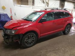 Salvage cars for sale from Copart Casper, WY: 2018 Dodge Journey SE