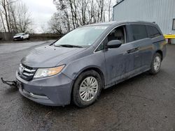 Honda Odyssey LX salvage cars for sale: 2014 Honda Odyssey LX