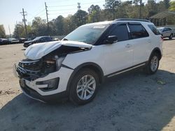 Salvage cars for sale from Copart Savannah, GA: 2017 Ford Explorer XLT