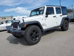 Salvage cars for sale at Wilmer, TX auction: 2016 Jeep Wrangler Unlimited Sport