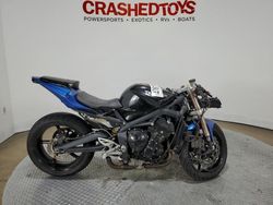 Salvage motorcycles for sale at Dallas, TX auction: 2009 Triumph Daytona 675