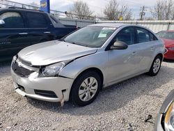 Chevrolet Cruze LS salvage cars for sale: 2012 Chevrolet Cruze LS