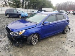 Salvage cars for sale at Windsor, NJ auction: 2018 Hyundai Elantra GT Sport