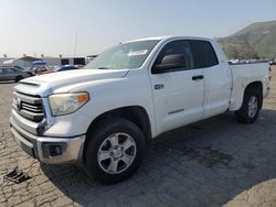 Salvage trucks for sale at Colton, CA auction: 2015 Toyota Tundra Double Cab SR/SR5