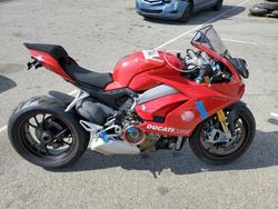 Salvage motorcycles for sale at Rancho Cucamonga, CA auction: 2018 Ducati Panigale V4