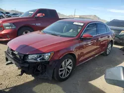 Volkswagen salvage cars for sale: 2018 Volkswagen Passat SE