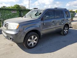 Honda Pilot Touring salvage cars for sale: 2013 Honda Pilot Touring