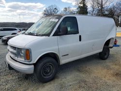 Salvage cars for sale from Copart Concord, NC: 2000 Chevrolet Express G2500