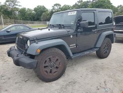 Salvage cars for sale from Copart Fort Pierce, FL: 2017 Jeep Wrangler Sport