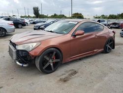 Salvage cars for sale at Miami, FL auction: 2013 Hyundai Genesis Coupe 2.0T