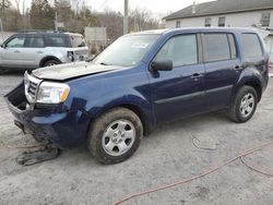 Salvage cars for sale at York Haven, PA auction: 2013 Honda Pilot LX