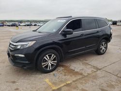 Salvage cars for sale at Grand Prairie, TX auction: 2017 Honda Pilot EXL