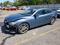 Mazda 6 Grand Touring salvage cars for sale: 2015 Mazda 6 Grand Touring