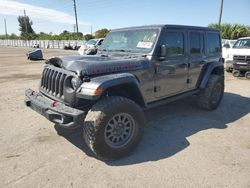 Salvage cars for sale from Copart Miami, FL: 2021 Jeep Wrangler Unlimited Rubicon