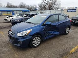 Salvage cars for sale at Wichita, KS auction: 2016 Hyundai Accent SE