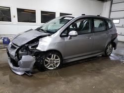 Salvage cars for sale at Blaine, MN auction: 2007 Honda FIT S