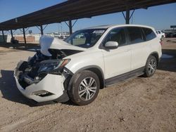 Honda Pilot EXL salvage cars for sale: 2016 Honda Pilot EXL