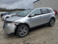 Salvage cars for sale at Franklin, WI auction: 2013 Ford Edge Limited