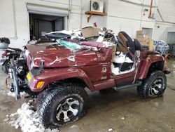 Jeep Wrangler salvage cars for sale: 2001 Jeep Wrangler / TJ Sahara