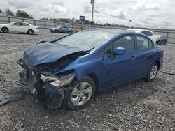 Honda Civic LX salvage cars for sale: 2013 Honda Civic LX