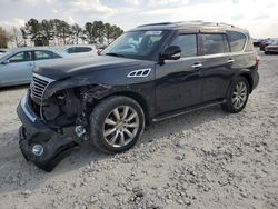 Salvage cars for sale at Loganville, GA auction: 2012 Infiniti QX56