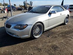 Salvage cars for sale at San Diego, CA auction: 2005 BMW 645 CI Automatic