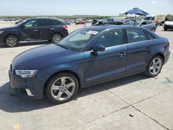 Salvage cars for sale at Grand Prairie, TX auction: 2018 Audi A3 Premium