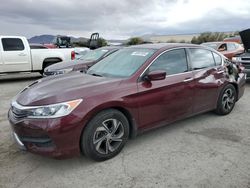 Honda Accord LX salvage cars for sale: 2017 Honda Accord LX