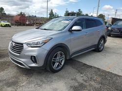 Salvage cars for sale from Copart Gaston, SC: 2017 Hyundai Santa FE SE Ultimate
