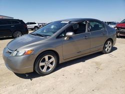 Salvage cars for sale from Copart Amarillo, TX: 2006 Honda Civic EX