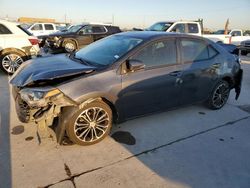 Vehiculos salvage en venta de Copart Grand Prairie, TX: 2015 Toyota Corolla L