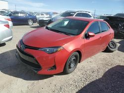 Salvage cars for sale from Copart Tucson, AZ: 2019 Toyota Corolla L