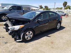 Salvage cars for sale at San Diego, CA auction: 2016 KIA Forte LX
