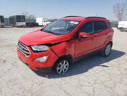 Salvage cars for sale at Kansas City, KS auction: 2019 Ford Ecosport SE