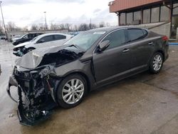 Salvage cars for sale from Copart Fort Wayne, IN: 2015 KIA Optima EX