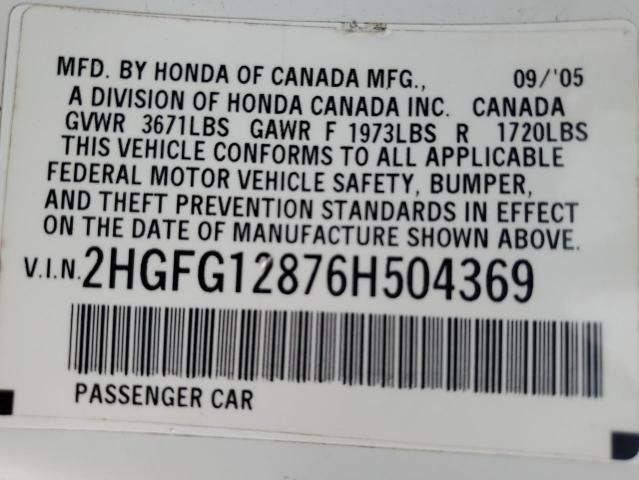 2006 Honda Civic EX