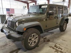 Jeep Wrangler salvage cars for sale: 2015 Jeep Wrangler Unlimited Rubicon