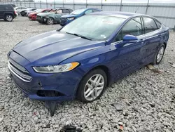 Salvage cars for sale at Cahokia Heights, IL auction: 2014 Ford Fusion SE