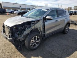 Salvage cars for sale from Copart New Britain, CT: 2022 KIA Sportage LX