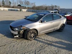 Salvage cars for sale at Spartanburg, SC auction: 2016 Dodge Dart SE