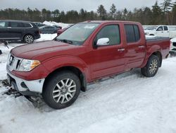 Salvage cars for sale at Windham, ME auction: 2013 Nissan Frontier S