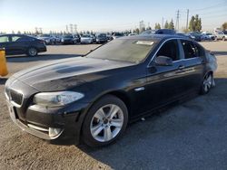 Salvage cars for sale at Rancho Cucamonga, CA auction: 2013 BMW 528 I