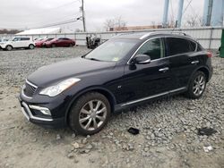 Salvage cars for sale at Windsor, NJ auction: 2017 Infiniti QX50