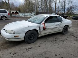 Chevrolet Montecarlo salvage cars for sale: 1999 Chevrolet Monte Carlo Z34