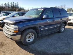 Salvage cars for sale from Copart Ontario Auction, ON: 2003 Chevrolet Tahoe K1500