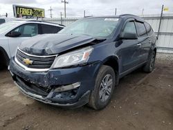 Salvage cars for sale at Chicago Heights, IL auction: 2017 Chevrolet Traverse LS