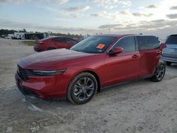 Salvage cars for sale at Houston, TX auction: 2024 Honda Accord Hybrid EXL