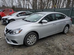 Salvage cars for sale at Candia, NH auction: 2017 Nissan Sentra S